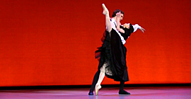 Lucía Lacarra y Marlon Dino bailan con la Compañía Nacional de Danza